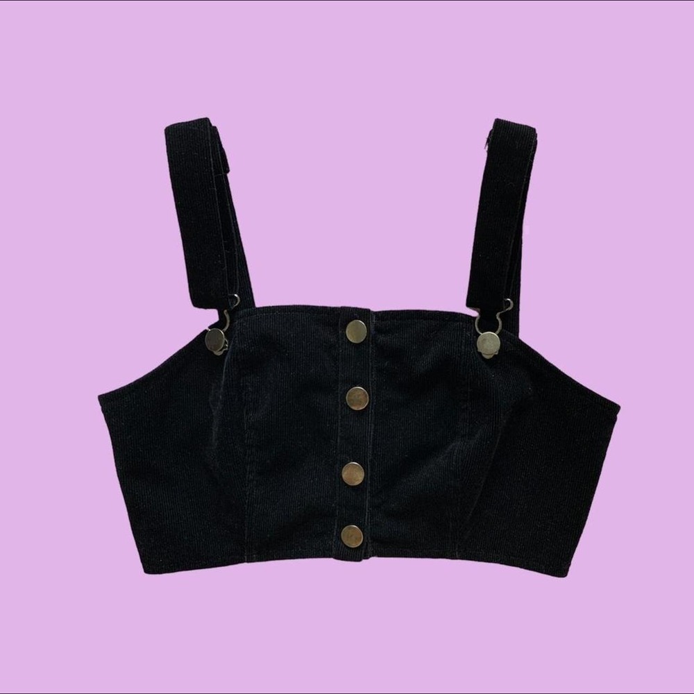 WHIMSIGOTH VELVET CROP TOP